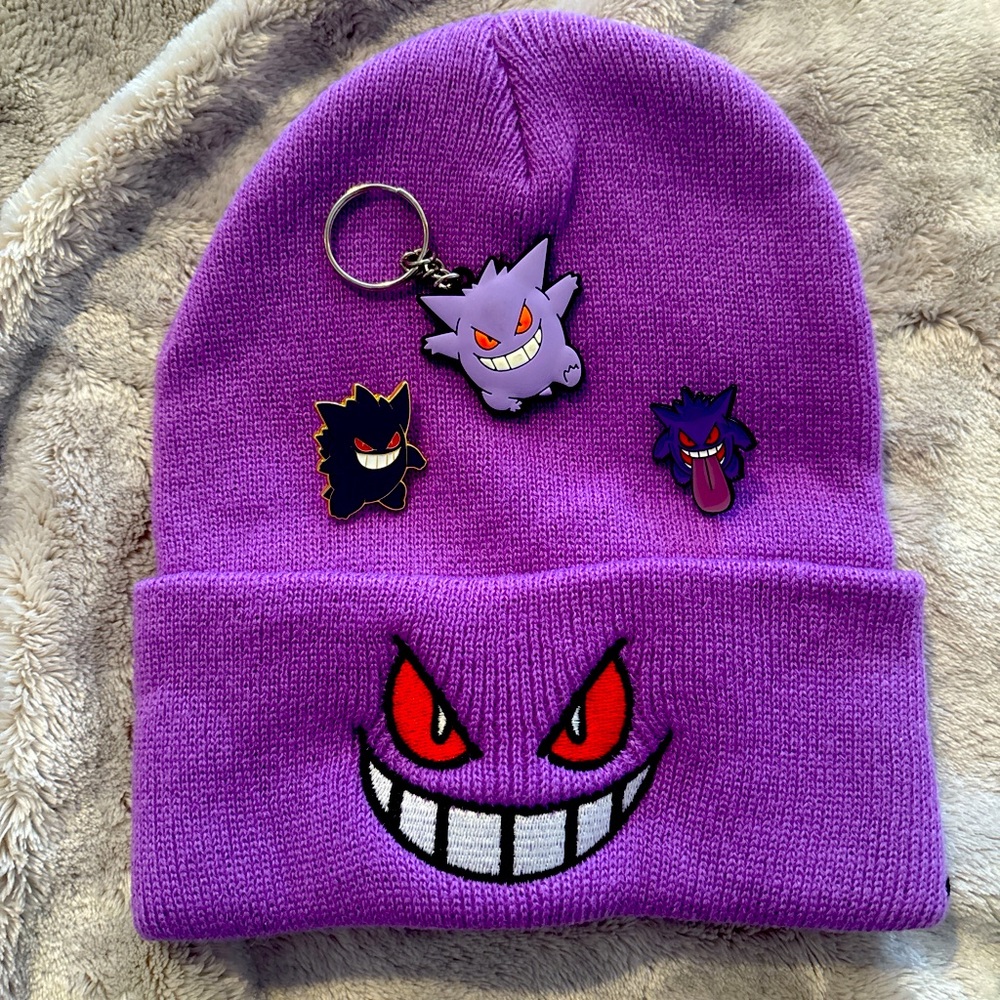 Gengar Pokemon Bundle w/ hat and accessories